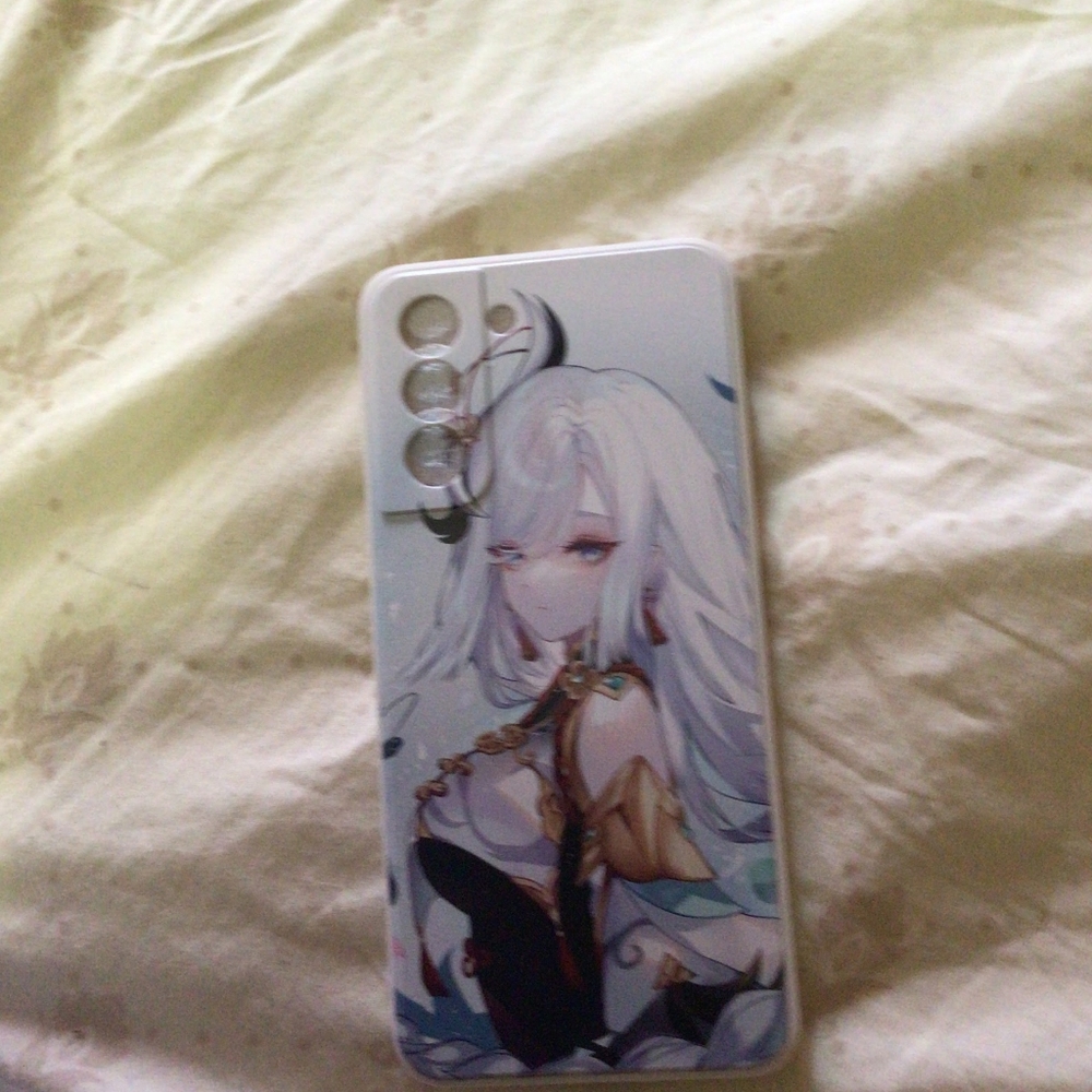 Shenhe Genshin Impact Anime Galaxy S21 phone case